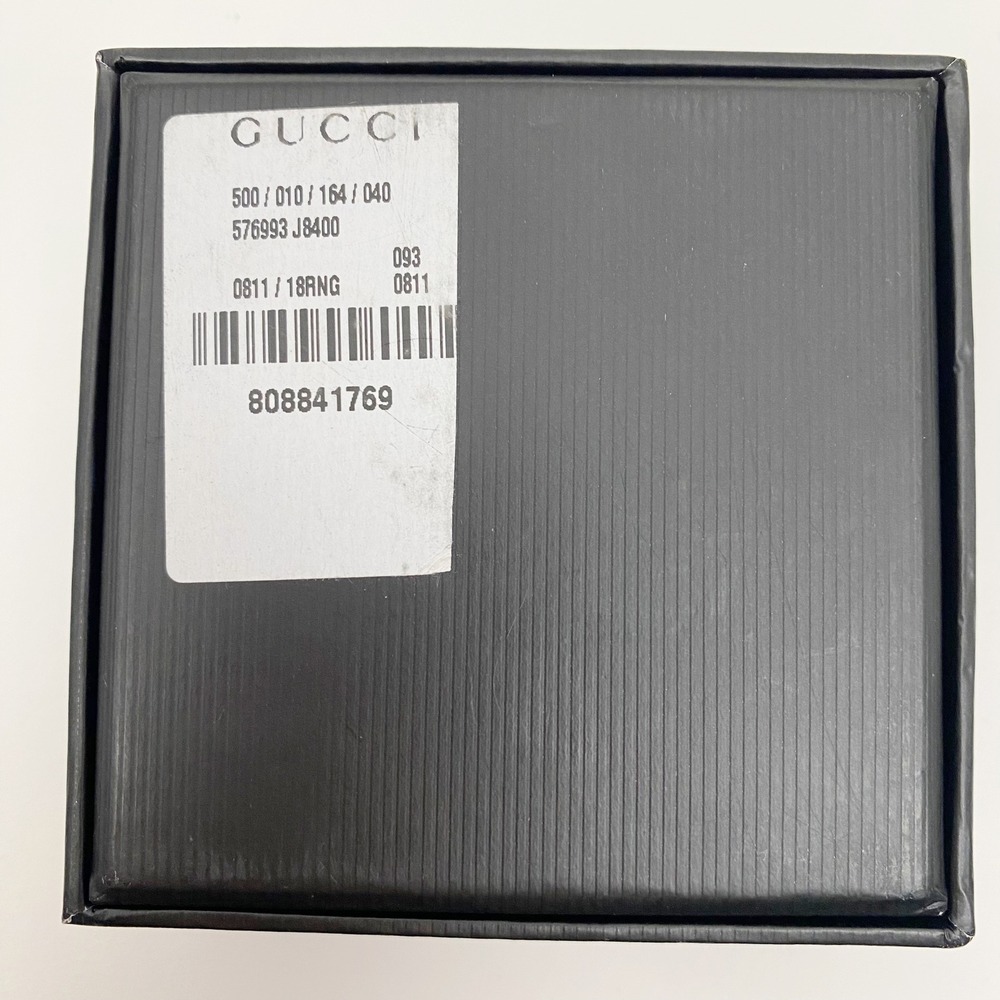 Gucci Interlocking G Textured Pendant Necklace Womens Silver 576993 J8400 0811 - Picture 9 of 9